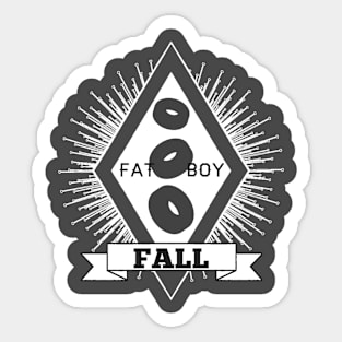 Donut fall Sticker